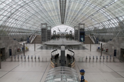 Leipziger Messe Glashalle in Ruhe - Immer wieder ein beeindruckendes Motiv!