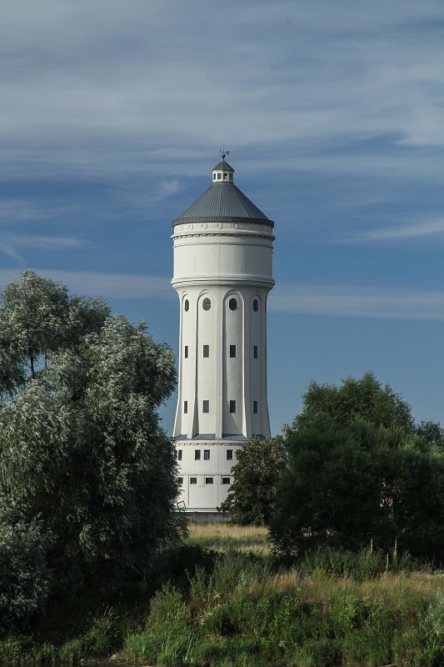 Eilenburg - der 100 Jahre alte Wasserturm weithin sichtbares Zeugnis der Industriegeschichte