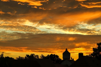 Eilenburg - Morgenhimmel zur Sommersonnenwende 