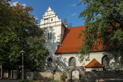 Coswig - Alte Kirche der Stadt, Spaziergang vor dem Workshop