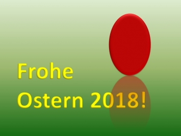 Frohe Ostern 2018