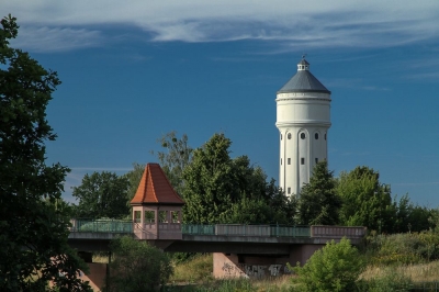 Eilenburg - Muldebrücke mit Wasserturm - Ein Mittelzentrum in Sachsen