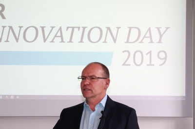 HR Innovation Day 2019 an der HTWK in Leipzig - Wolfgang Göbel eröffnet mit seiner bewegenden Rede den "offiiellen Teil"